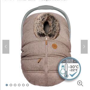 Petit Coulou Winter Car Seat Cover - nougat